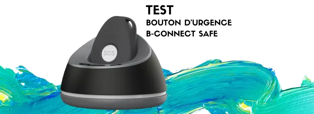 Test du bouton d’urgence b-connect Safe