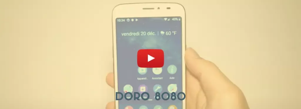 Le smartphone Doro 8080 en vidéo !