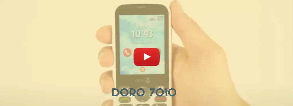 Le téléphone droit Doro 7010 en vidéo !